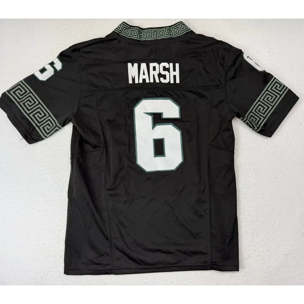 Nike Michigan State Spartans Black Dri-FIT Football Jersey Small FD5448-010